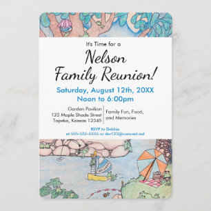 Invitation à la réunion familiale de l'entrepôt de