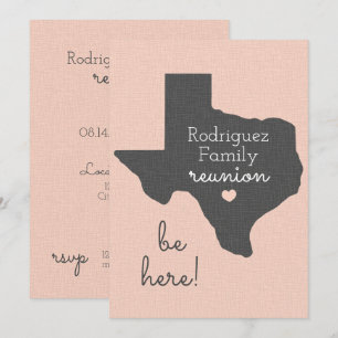 Invitation à la réunion familiale de l'État de Pea