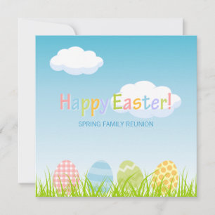 Invitation à la réunion familiale de Pâques