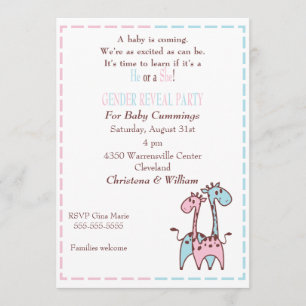 Invitation à la révélation de genre de Girafe