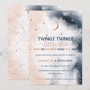 Invitation à la révélation de genre, rose pâle et