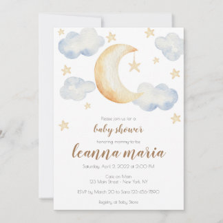 Invitation à la révélation du sexe de bébé Shower 