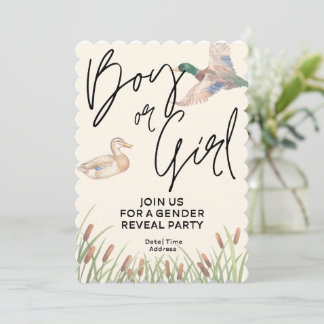 Invitation à la révélation du sexe de notre petit