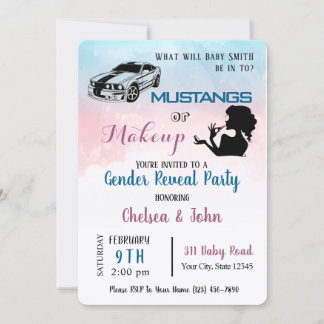 Invitation à la révélation du sexe Mustangs ou Maq