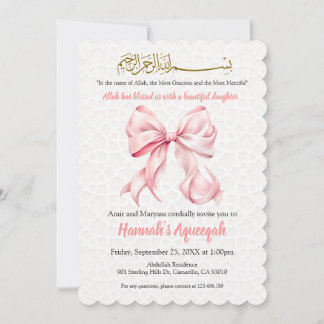 Invitation à la saint jacques rose