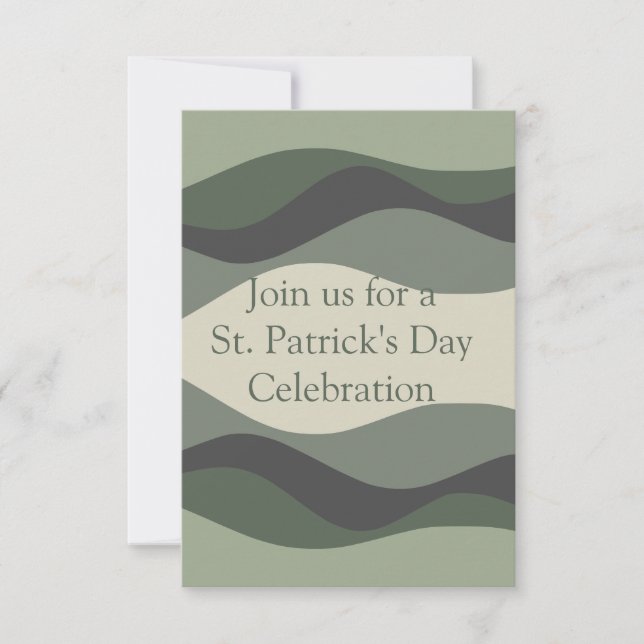 Invitation à la Saint-Patrick (Devant)