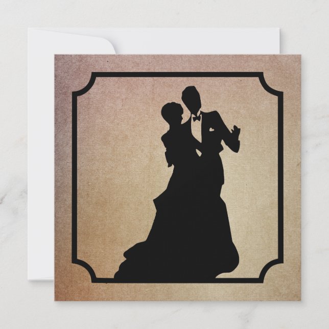 Invitation à la Saint-Valentin de la Cravate noire (Devant)