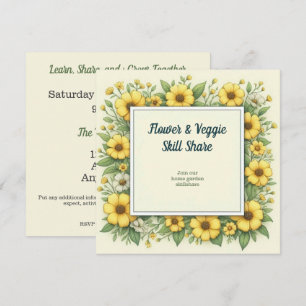 Invitation à la session Sunflower sur Skillshare