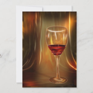 invitation à la soirée cocktail de vin