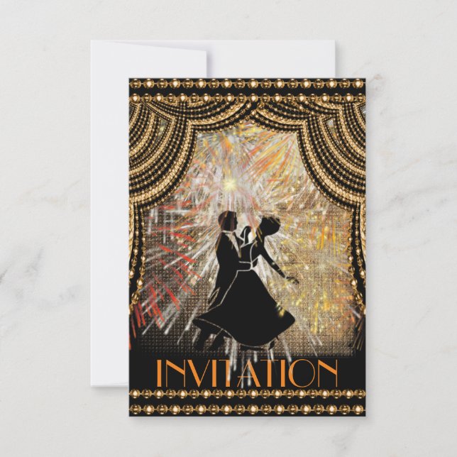 Invitation à la soirée de danse classique (Devant)