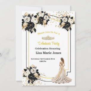 Invitation à la soirée de débutante