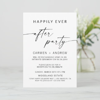 Invitation à la soirée de réception, Par-ty Happil