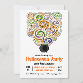 Invitation à la soirée de sorcières d'Halloween I