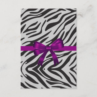Invitation à la soirée entre filles thème Zèbre av