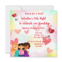 Invitation à la soirée Galentine's Girls Night