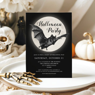 Invitation à la soirée Halloween de la pleine lune