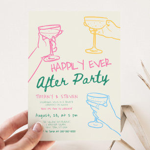 Invitation à la soirée "Heureux pour toujours", ré