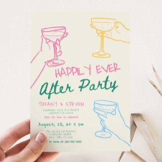 Invitation à la soirée "Heureux pour toujours", ré
