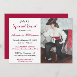 INVITATION À LA SOIRÉE NOIR ET BLANC