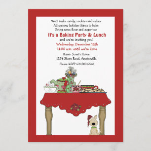 Invitation à la table de vacances