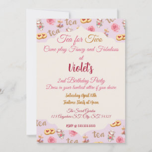 Invitation à la Tea Party