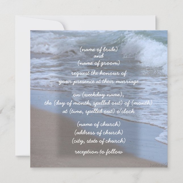 invitation à la vague (Devant)