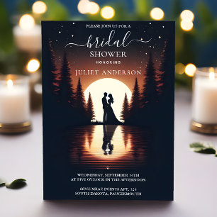 Invitation À Lakeside Mountain Fun Nature Lake Fête des marié