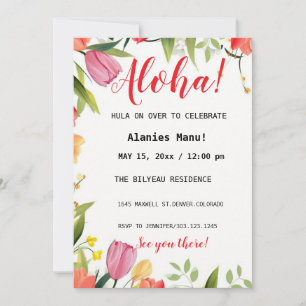 Invitation à l'anniversaire