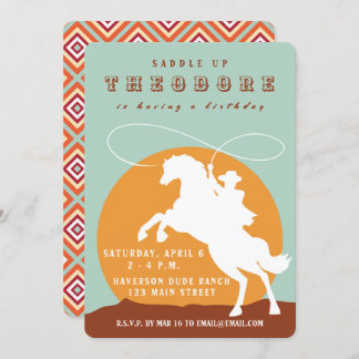 Invitation à l'anniversaire de Cowboy