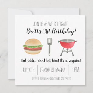 Invitation à l'anniversaire de cuisine