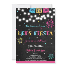 Invitation à l'anniversaire de Fiesta
