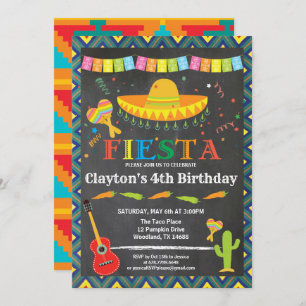 Invitation à l'anniversaire de Fiesta
