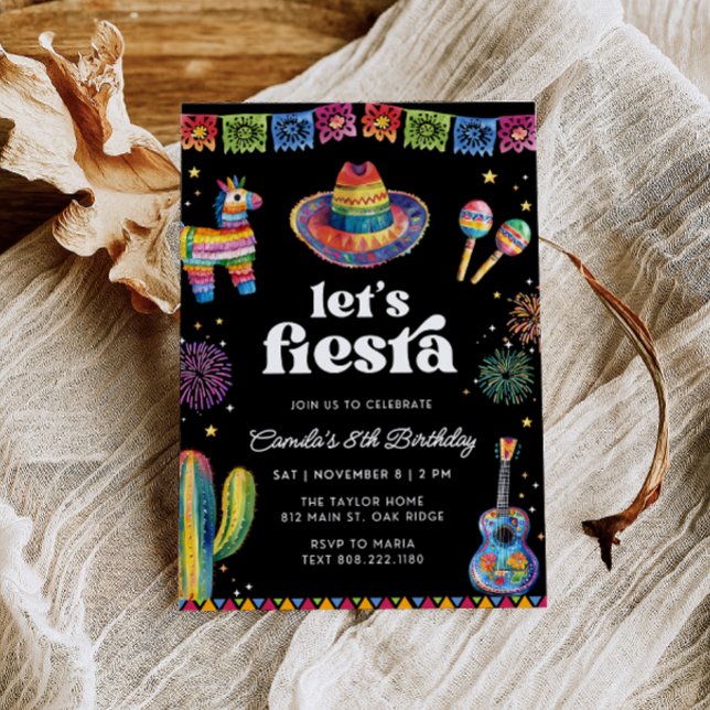 Invitation à l'anniversaire de Fiesta (Créateur téléchargé)