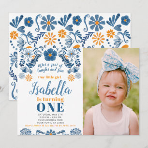 Invitation à l'anniversaire de Fiesta avec votre p