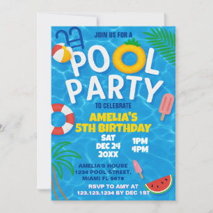 Invitation à l'anniversaire de la fête de la pisci