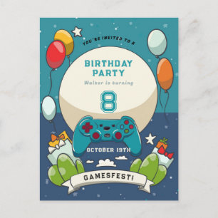 Invitation à l'anniversaire de la fête des enfants