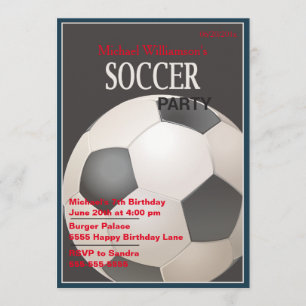 Invitation à l'anniversaire de la fête du football