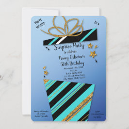 Invitation à l'anniversaire de la fête surprise