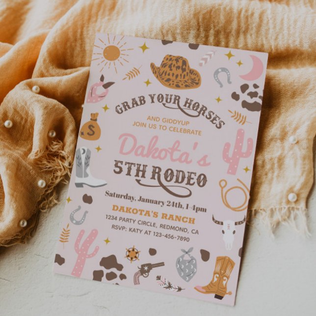 Invitation à l'anniversaire de la fille | 5e Invit (Créateur téléchargé)