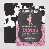 Invitation à l'anniversaire de la fille bandana em