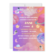 Invitation à l'anniversaire de la fille de l'Explo