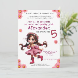 Invitation à l'anniversaire de la fille de pissenl