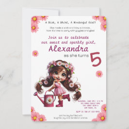 Invitation à l'anniversaire de la fille de pissenl