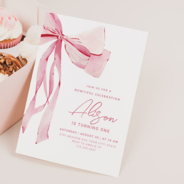 Invitation à l'anniversaire de la fille mignonne B (Créateur téléchargé)