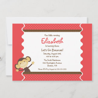 Invitation à l'anniversaire de la petite fille sin