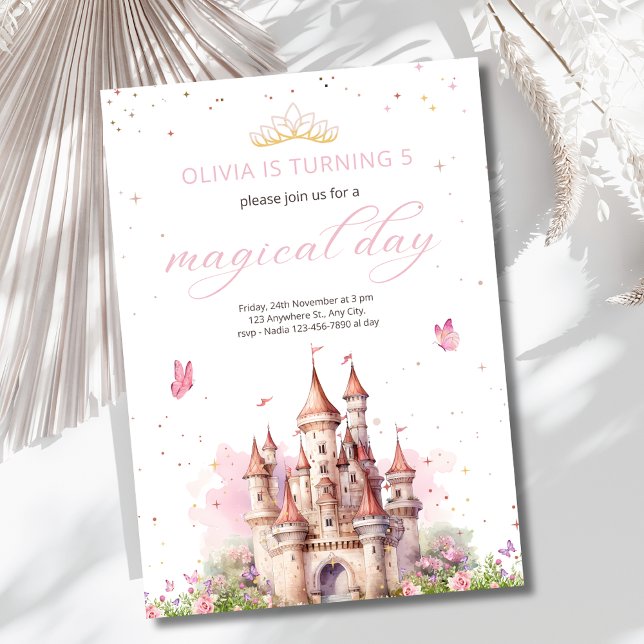 Invitation à l'anniversaire de la princesse, Jour  (Créateur téléchargé)