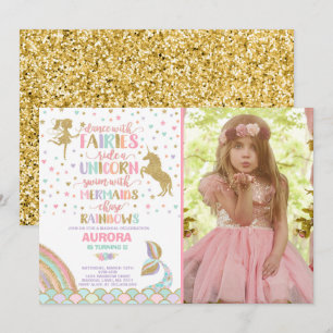 Invitation À L'Anniversaire De La Sirène De L'Unic