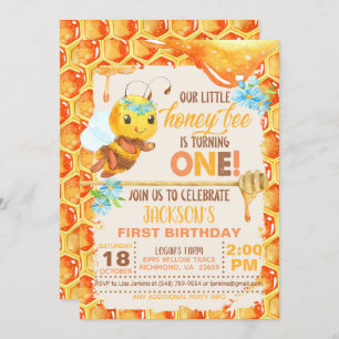 Invitation à l'anniversaire de l'abeille