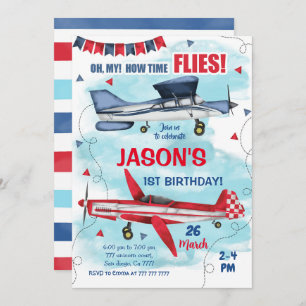 Invitation à l'anniversaire de l'avion