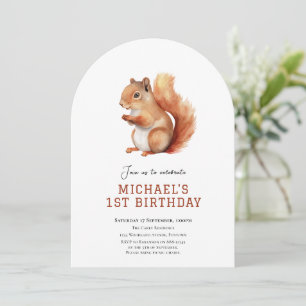 Invitation à l'anniversaire de l'écureuil